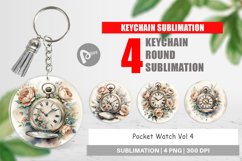 Keychain Pocket Watch Product Image 1