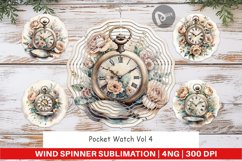 Wind Spinner Pocket Watch Product Image 1