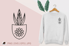 Pocket with Flowers SVG PNG Bundle Product Image 15