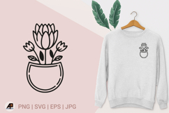Pocket with Flowers SVG PNG Bundle Product Image 2