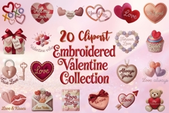 Embroidered Yarn Valentine Collection Product Image 1