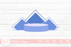 Podium Stage Background For Product Display | Empty Podium Product Image 1