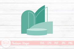 Podium Stage Background For Product Display | Empty Podium Product Image 1