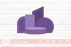 Podium Stage Background For Product Display | Empty Podium Product Image 1