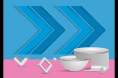 Podium stage mockup with abstract background Product Image 2