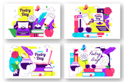 10 World Poetry Day Illustration Product Image 2