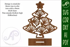 Christmas tree stand, laser cut file, New Zealand Pohutukawa Product Image 2