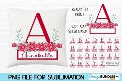 Christmas Floral Alpha Frames | Christmas Sublimation Alpha Product Image 1