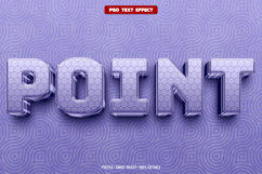 Point 3D editable text effect Product Image 1