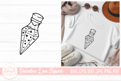 Poison Outline SVG Element For Valentines Day Clipart Product Image 1