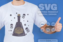 Poison Bottle Halloween SVG Product Image 4