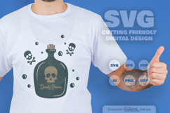 Poison Bottle Halloween SVG Product Image 4