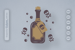 Poison Bottle Halloween SVG Product Image 8
