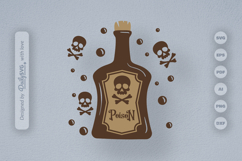 Poison Bottle Halloween SVG Product Image 6