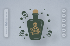 Poison Bottle Halloween SVG Product Image 1
