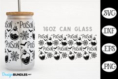 Halloween Posion 16 oz Can Glass Wrap SVG Product Image 1