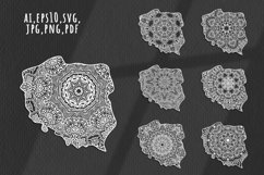 Poland Map Boho SVG Product Image 1