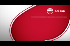 Poland layout background concept design template Product Image 2