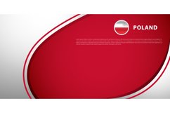 Poland layout background concept design template Product Image 1