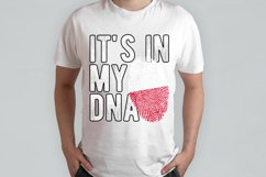 It&#039;s in my DNA Poland Flag Fingerprint PNG Sublimation Product Image 2