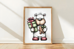 Polar Bear Christmas Clipart Product Image 3