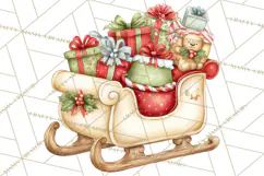 Christmas Arctic Animal PNG Kawaii Clipart Product Image 3