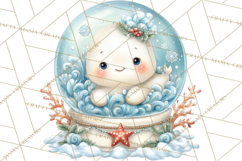 Christmas Arctic Animal PNG Kawaii Clipart Product Image 4