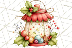 Christmas Arctic Animal PNG Kawaii Clipart Product Image 5