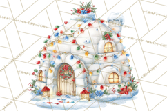 Christmas Arctic Animal PNG Kawaii Clipart Product Image 4
