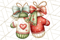 Christmas Arctic Animal PNG Kawaii Clipart Product Image 2
