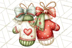 Christmas Arctic Animal PNG Kawaii Clipart Product Image 2
