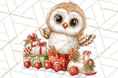 Christmas Arctic Animal PNG Kawaii Clipart Product Image 4