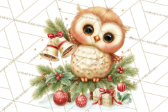 Christmas Arctic Animal PNG Kawaii Clipart Product Image 2