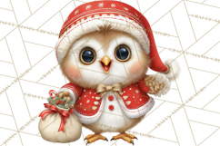 Christmas Arctic Animal PNG Kawaii Clipart Product Image 3