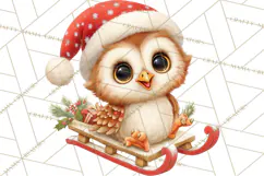 Christmas Arctic Animal PNG Kawaii Clipart Product Image 3