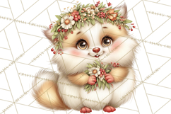 Christmas Arctic Animal PNG Kawaii Clipart Product Image 2