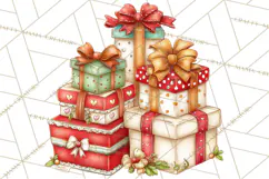 Christmas Arctic Animal PNG Kawaii Clipart Product Image 4