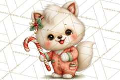 Christmas Arctic Animal PNG Kawaii Clipart Product Image 3