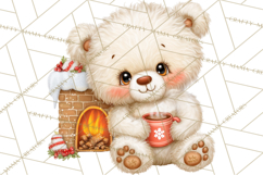 Christmas Arctic Animal PNG Kawaii Clipart Product Image 3