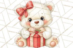 Christmas Arctic Animal PNG Kawaii Clipart Product Image 5