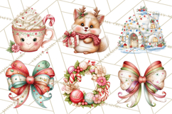 Christmas Arctic Animal PNG Kawaii Clipart Product Image 4