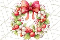 Christmas Arctic Animal PNG Kawaii Clipart Product Image 4