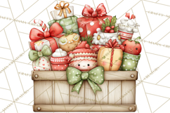 Christmas Arctic Animal PNG Kawaii Clipart Product Image 5