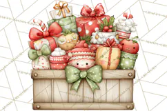 Christmas Arctic Animal PNG Kawaii Clipart Product Image 5