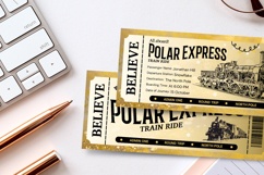 Personalized Polar Express Ticket Template Product Image 10