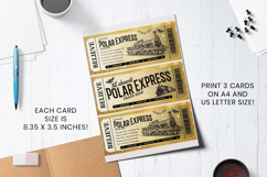 Personalized Polar Express Ticket Template Product Image 8