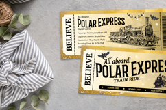 Personalized Polar Express Ticket Template Product Image 5