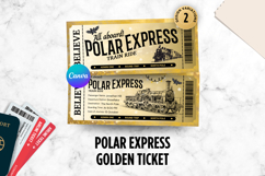 Personalized Polar Express Ticket Template Product Image 1