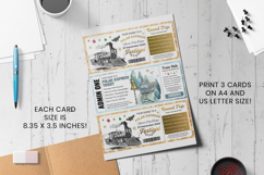 Personalized Polar Express Ticket, Canva Editable Template Product Image 8