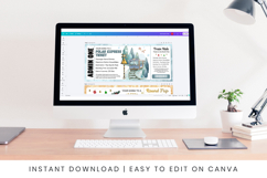 Personalized Polar Express Ticket, Canva Editable Template Product Image 7